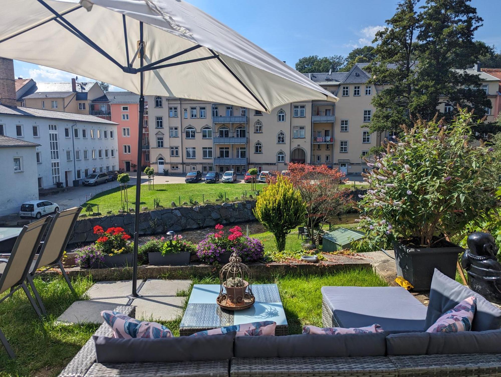 Uo2 - Urlaubsmagie - Garten, Whirlpool, Sauna Apartamento Sebnitz Exterior foto