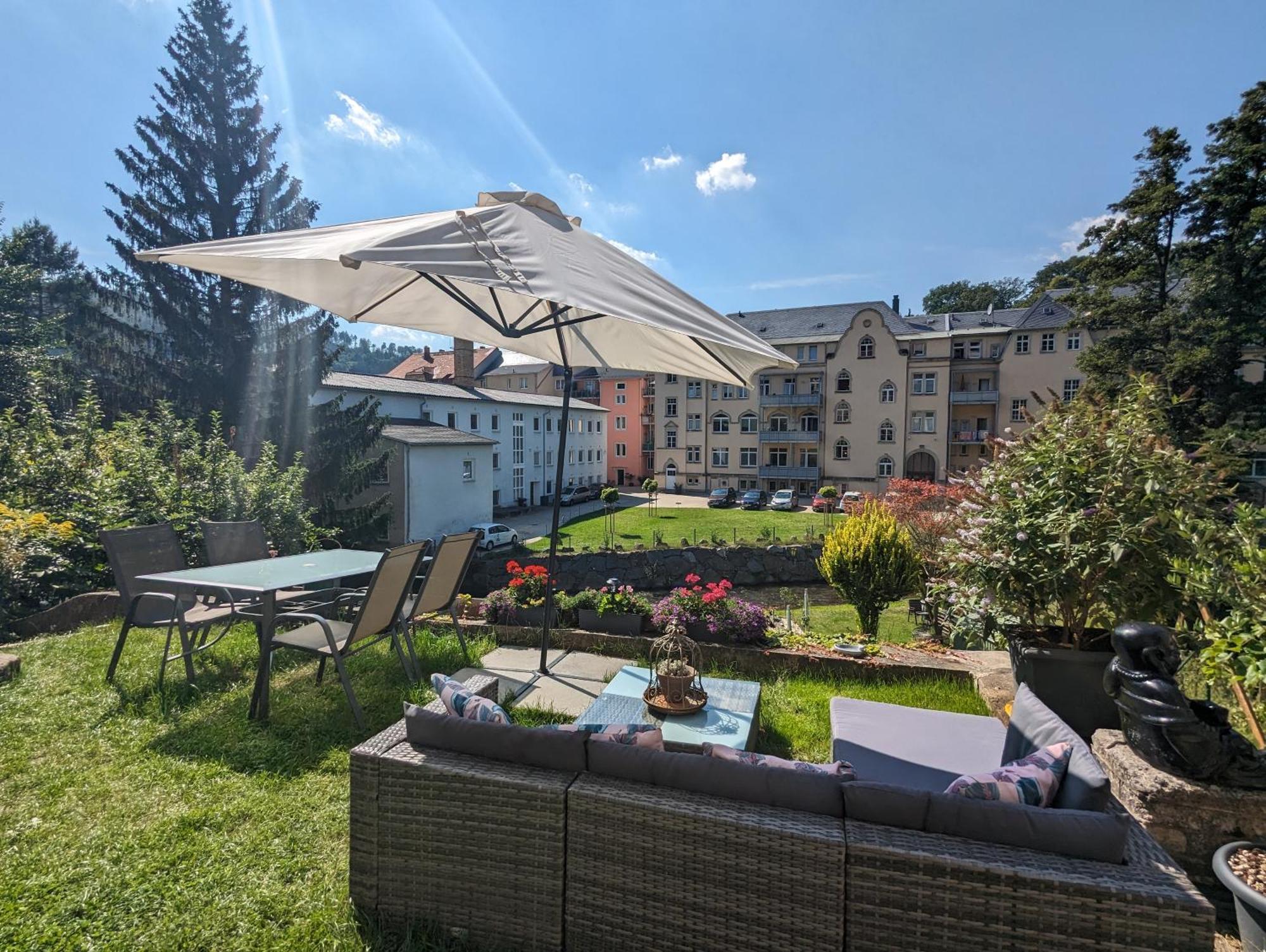 Uo2 - Urlaubsmagie - Garten, Whirlpool, Sauna Apartamento Sebnitz Exterior foto